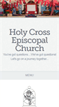 Mobile Screenshot of holycrosscv.org