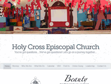 Tablet Screenshot of holycrosscv.org